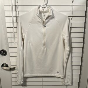 Under Armour White Quarter-Zip Pullover